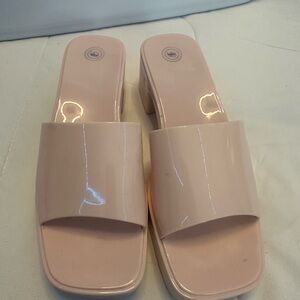 Urban Outfitters Jelly Mule Sandals Size 8